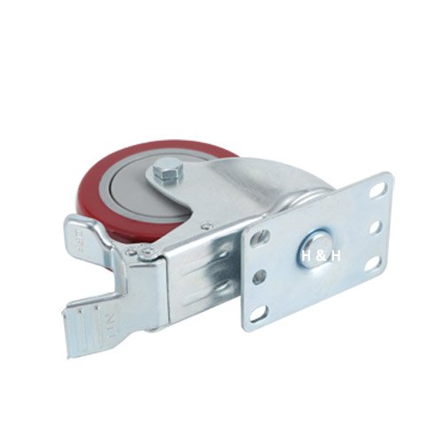 plate mount casters